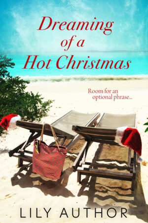 premade book covers tropical Christmas