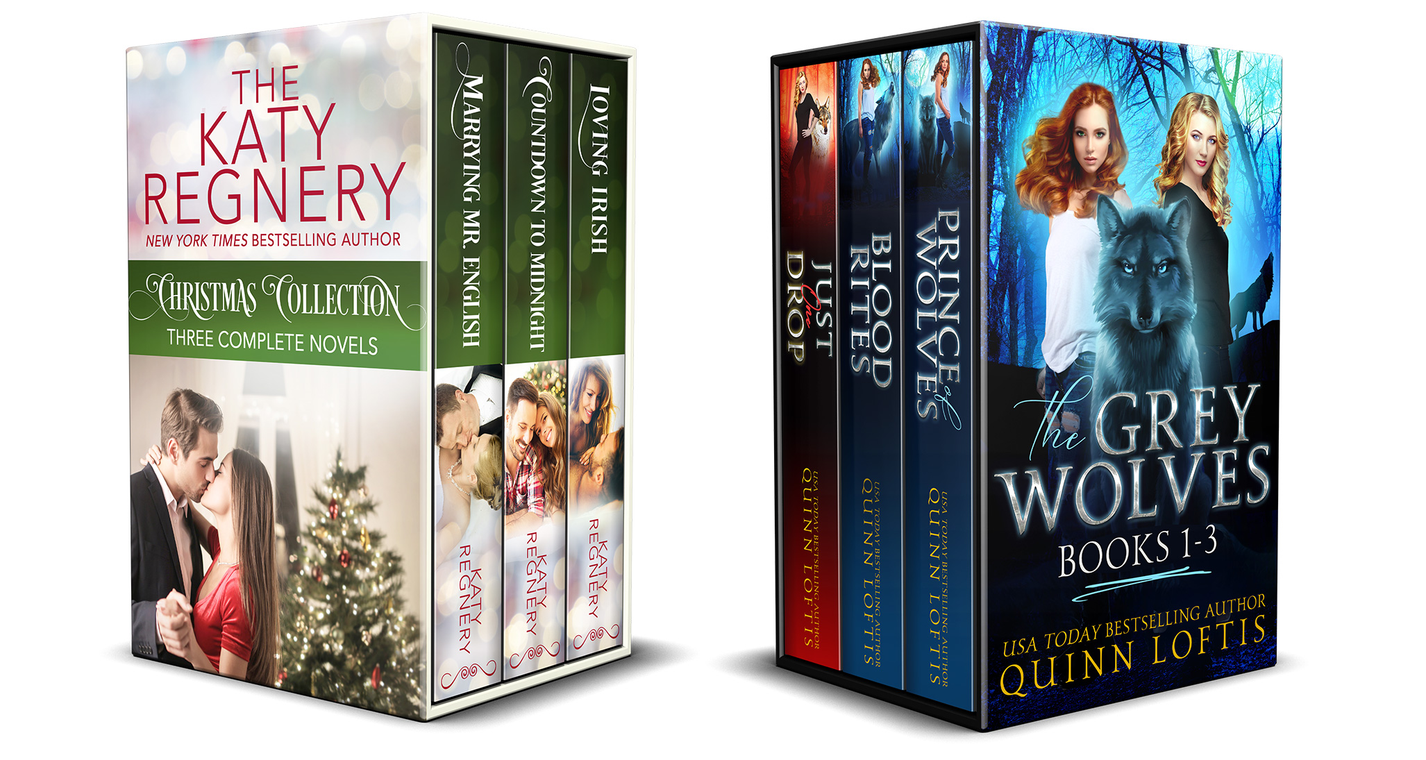 box set graphics for authors